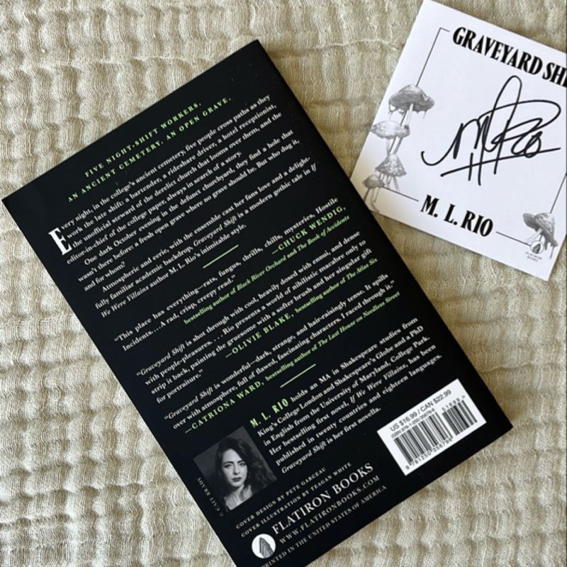 Graveyard Shift & Signed Book Plate