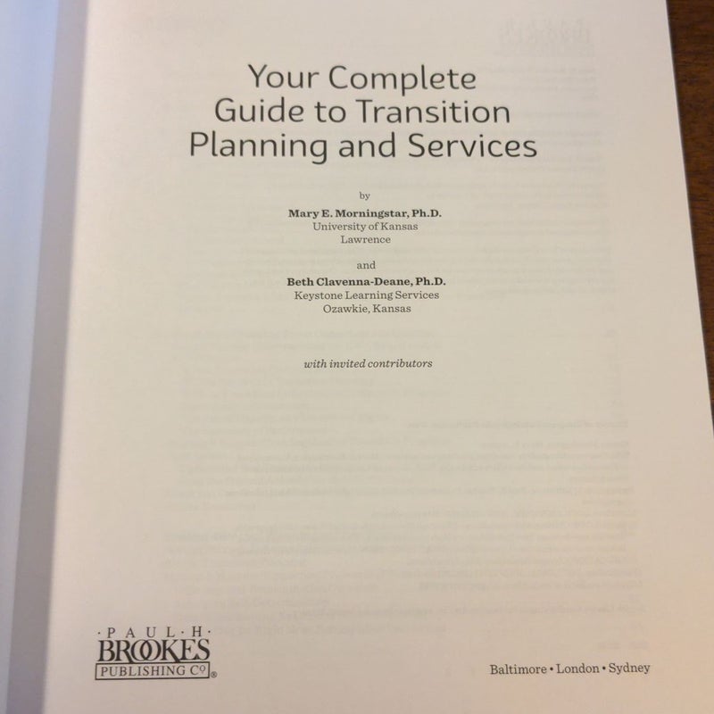 Your Complete Guide to Transition Planning and Services