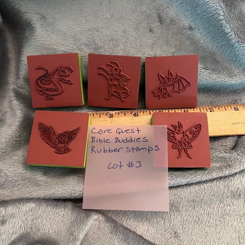 Cave Quest VBS Bible Buddy foam Stamps