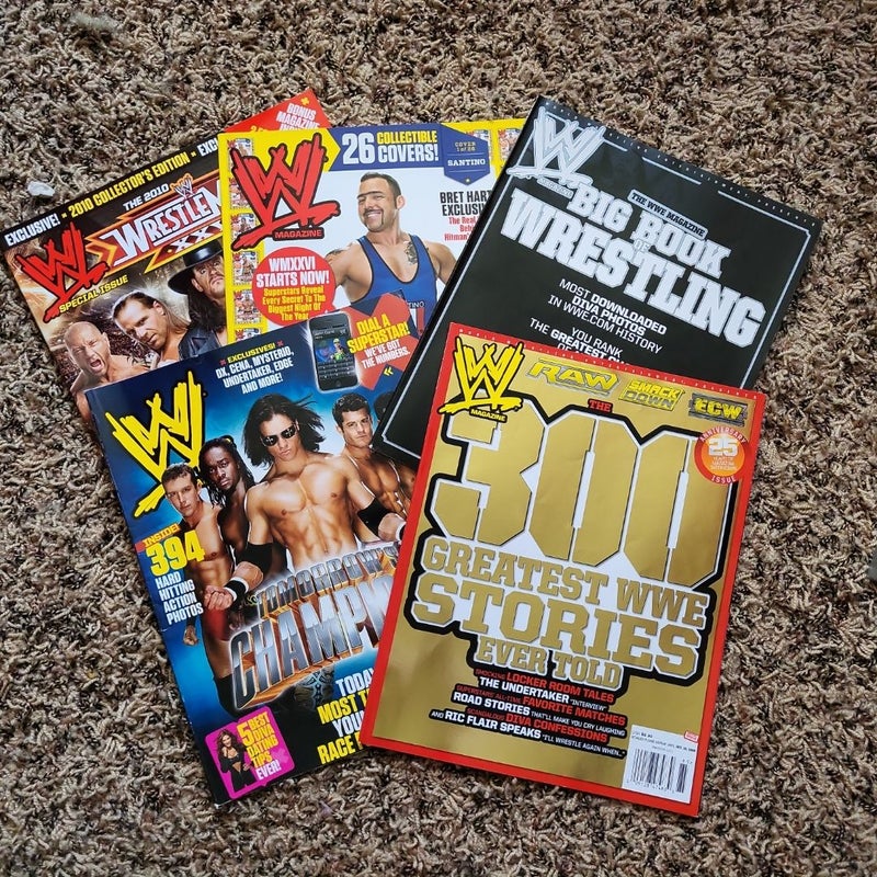 WWE magazines 