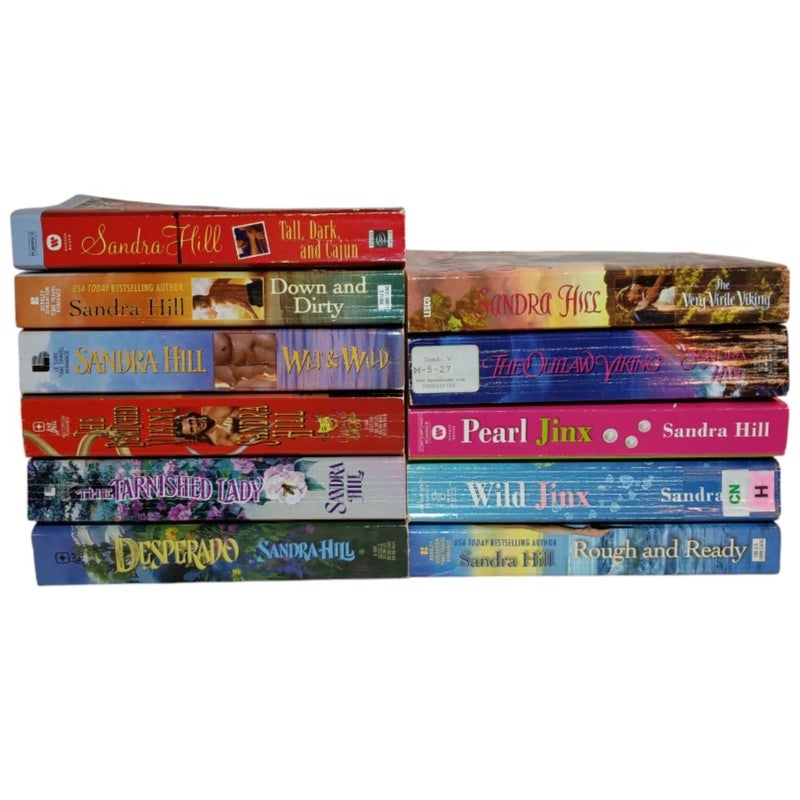 Sandra Hill Book Bundle (Lot Of 11)