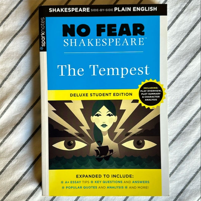 Tempest: No Fear Shakespeare Deluxe Student Edition