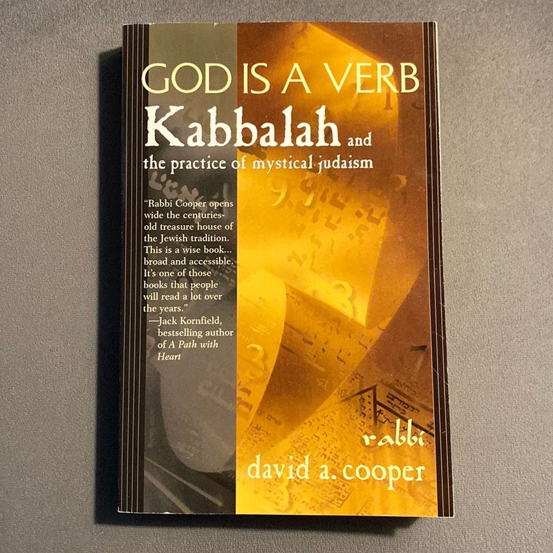 God Is a Verb