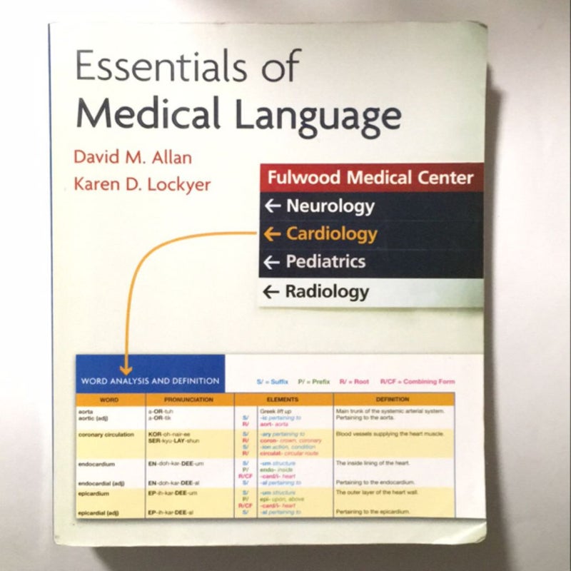 Essentials of Medical Language