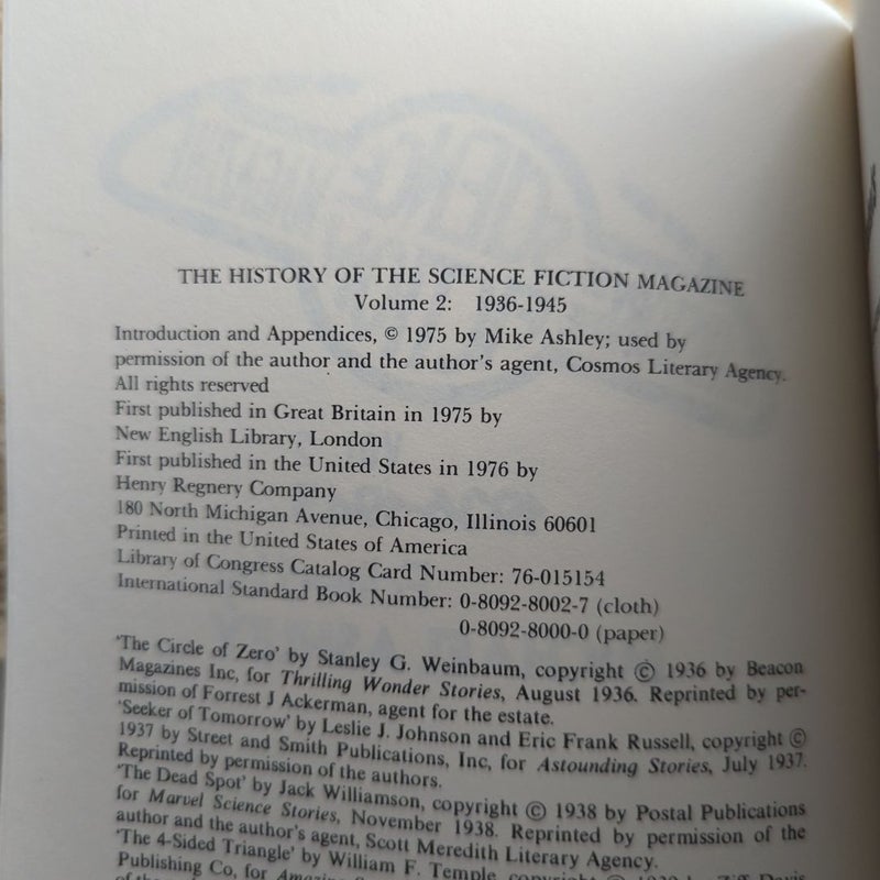 The History of the Science Fiction Magazine 