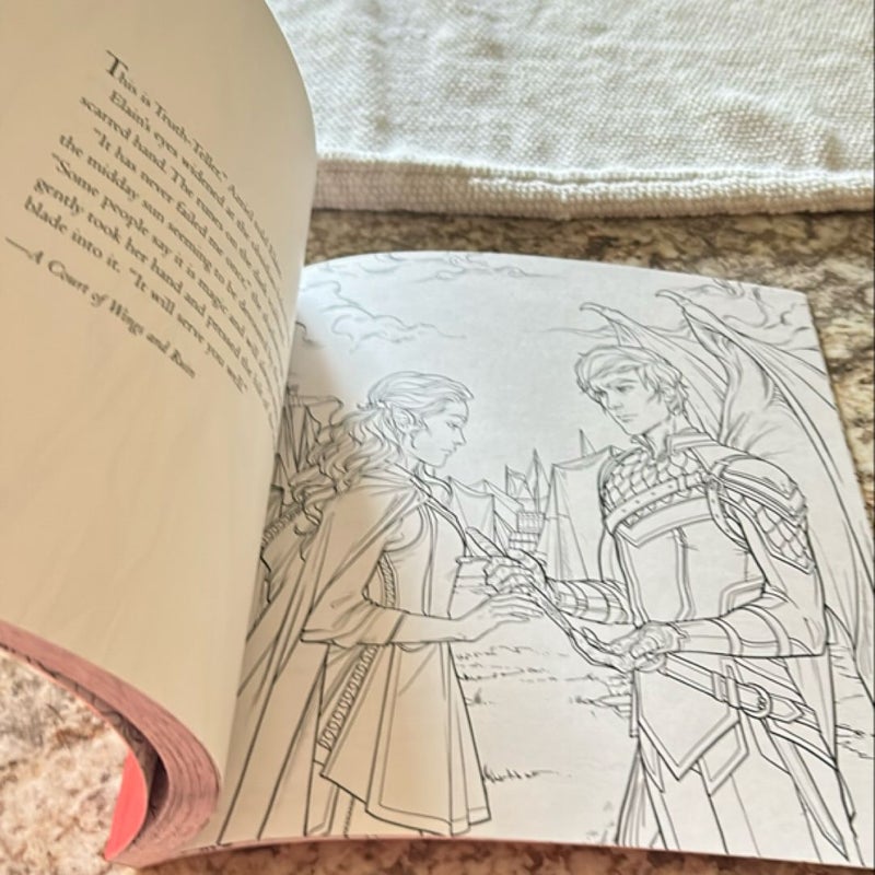 A Court of Thorns and Roses Coloring Book