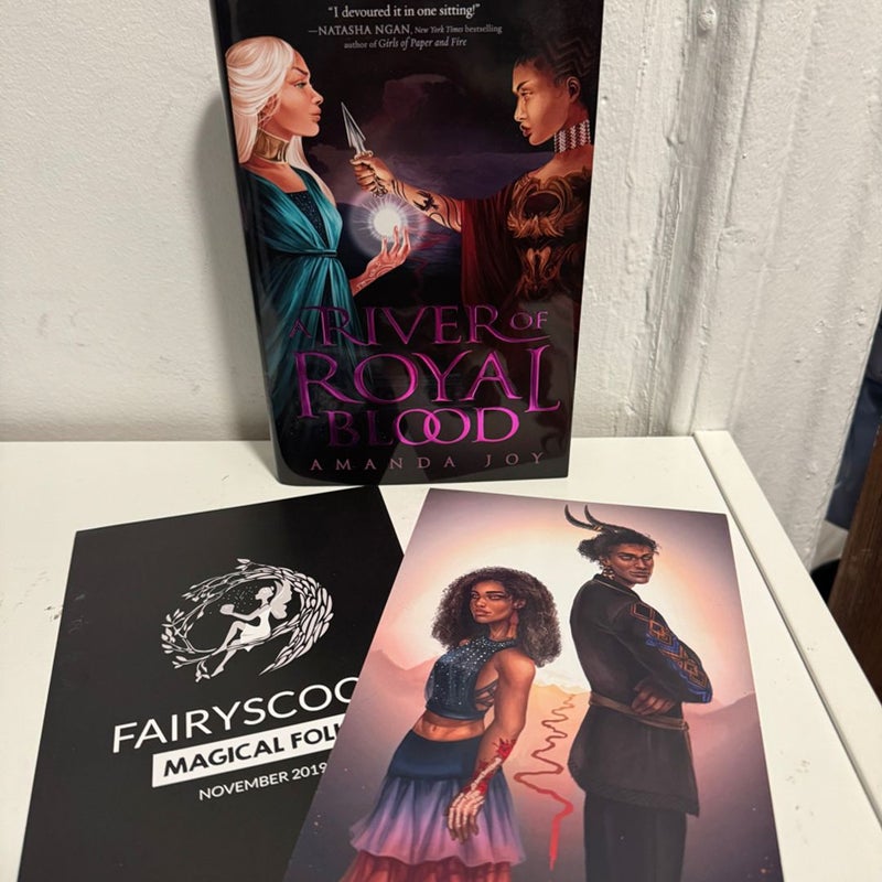 Fairyloot A River of Royal Blood SIGNED