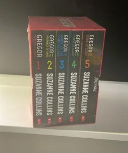 Gregor and The Underland Chronicles 5 Books and Journal Boxed Set