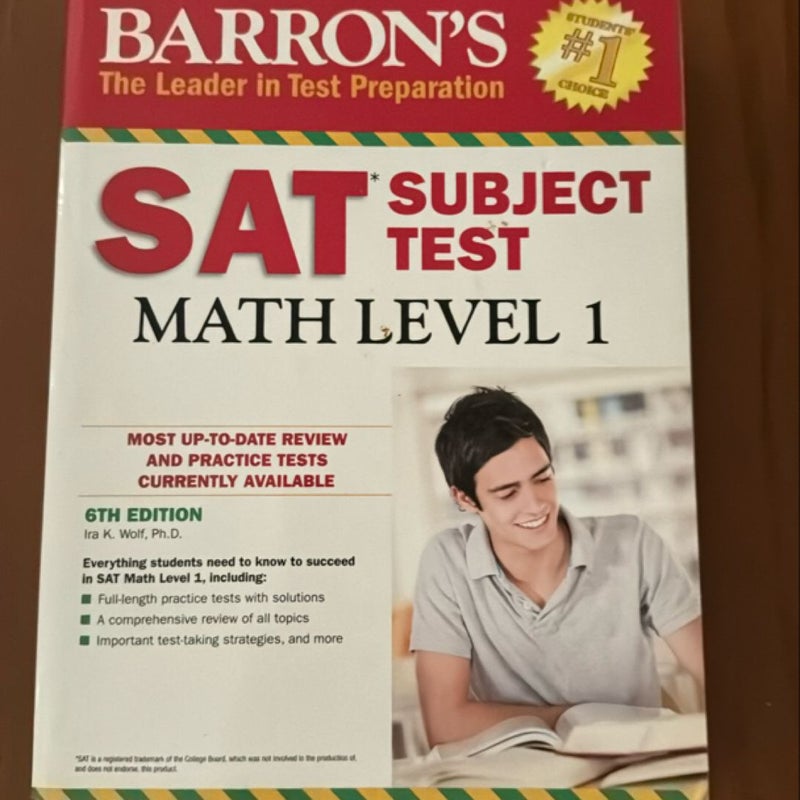 Barron's SAT Subject Test: Math Level 1, 6th Edition