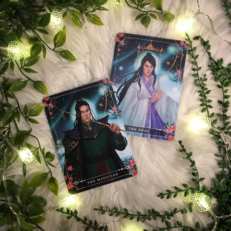 FairyLoot Tarot Cards The Fool and Magician (Xingyin and Wenzhi) Daughter of the Moon Goddess 