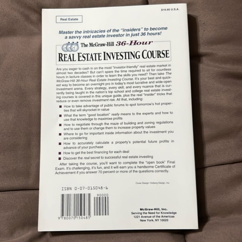 The Mcgraw-Hill 36-Hour Real Estate Investment Course