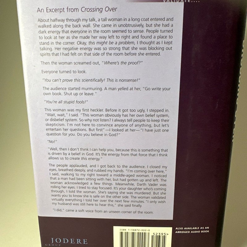 Crossing Over The Stories Behind the Stories HC By John Edward First edition
