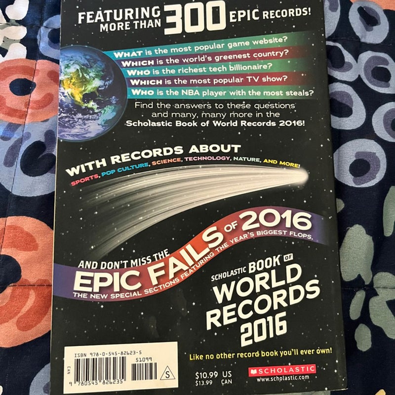 Scholastic Book of World Records 2016