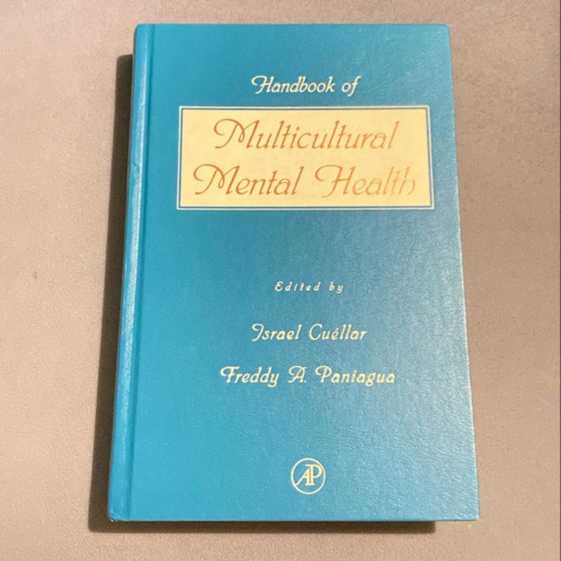 Handbook of Multicultural Mental Health