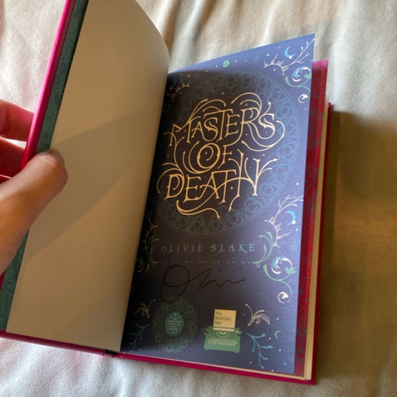 Masters of Death (Bookish Box signed edition)