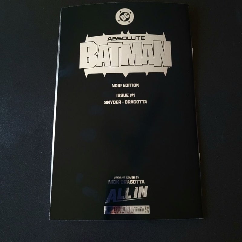 Absolute Batman #1 Noir Foil