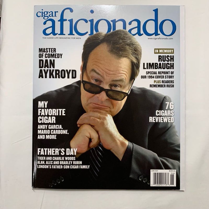 cigar africionado Dan Aykroyd “Master of Comedy” Issue May/June 2021 Magazine 