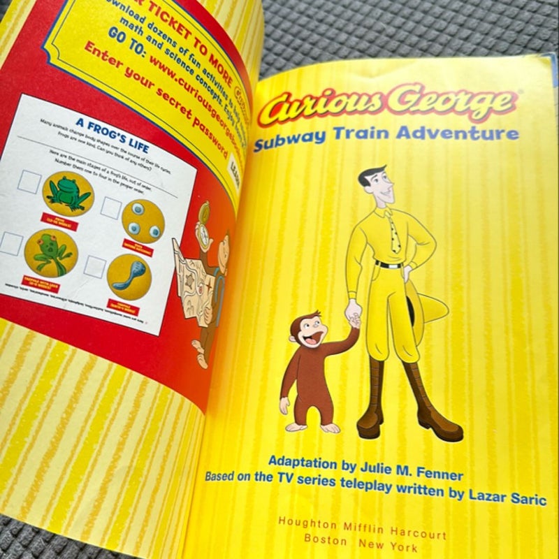 Curious George Subway Train Adventure (CGTV Reader)