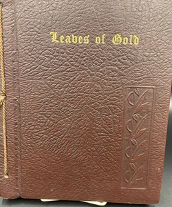 Leaves of gold an anthology of prayers memorable phrases hardcover book