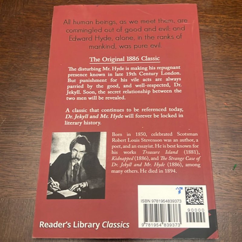 Dr. Jekyll and Mr. Hyde - the Original 1886 Classic (Reader's Library Classics)