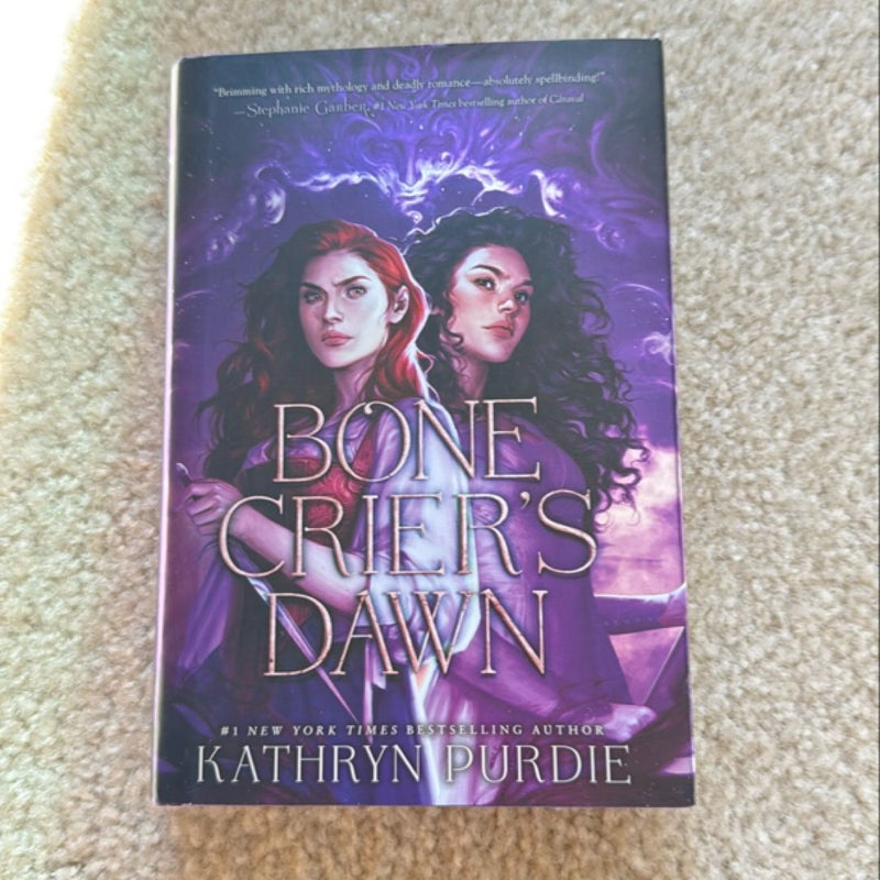 Bone Criers Dawn *owl crate signed edition* sprayed edges!