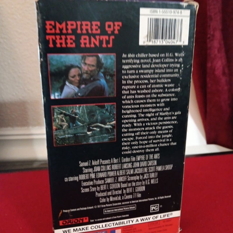 Empire of the Ants VHS vintage 