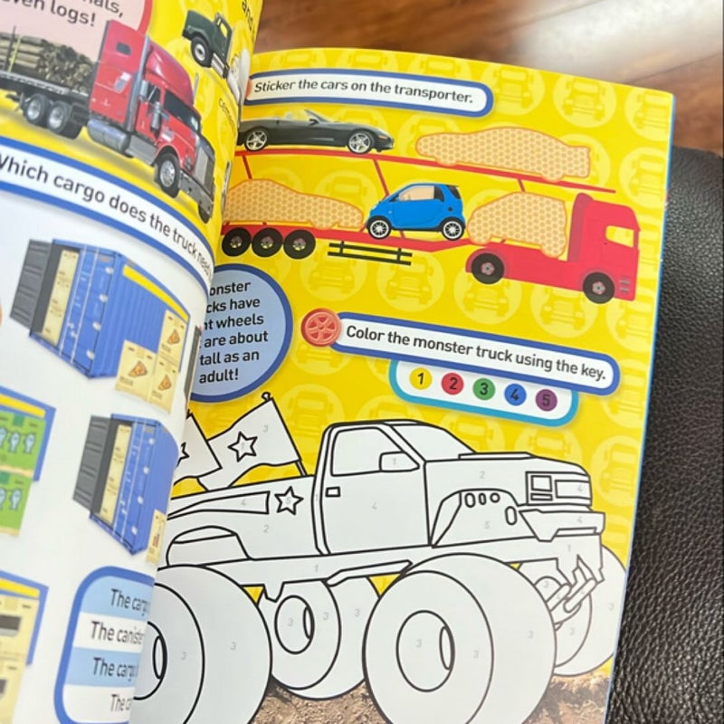 Things That Go Sticker Activity Book