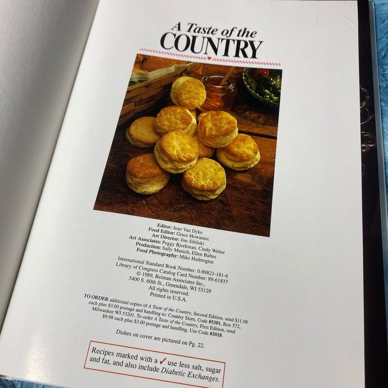 Taste of the Country: Second Edition/Volume