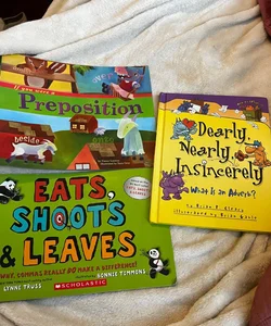 Bundle: Children's Writing Learning Books, Grammar & Parts of Speech