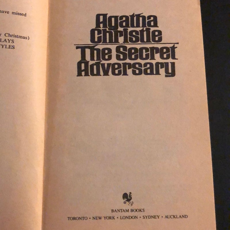 The Secret Adversary - vintage 1981