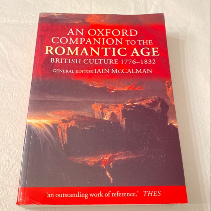 An Oxford Companion to the Romantic Age