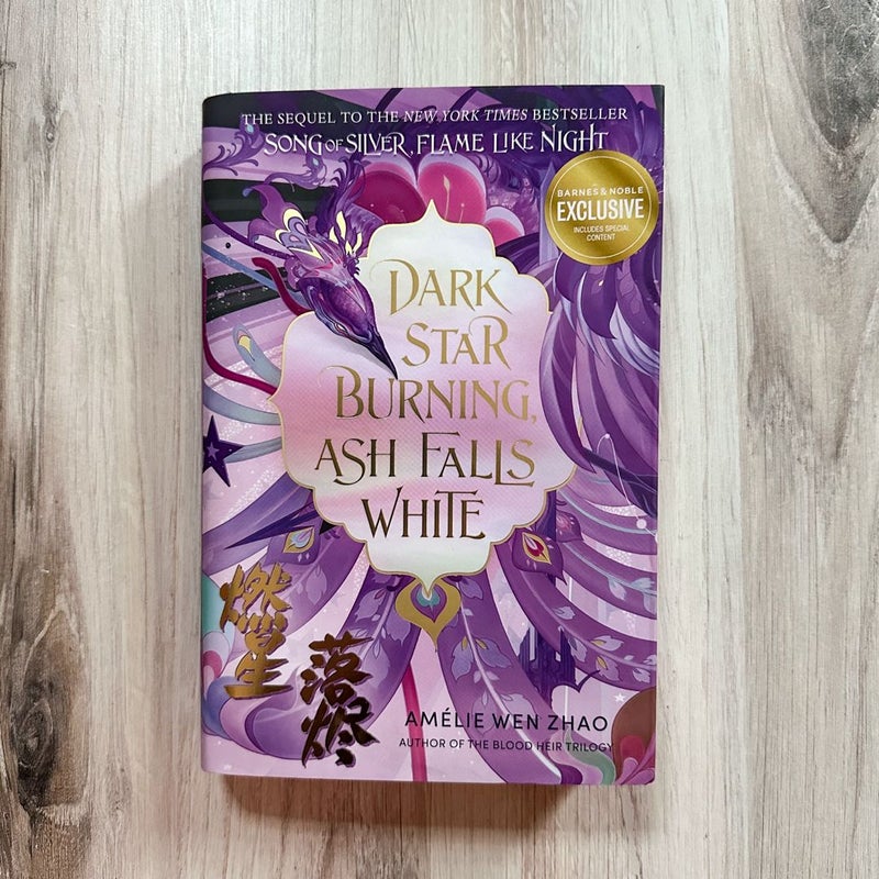 Dark Star Burning Ash Falls White - B&N Exclusive Edition 