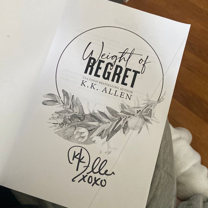 Weight of Regret (SIGNED)