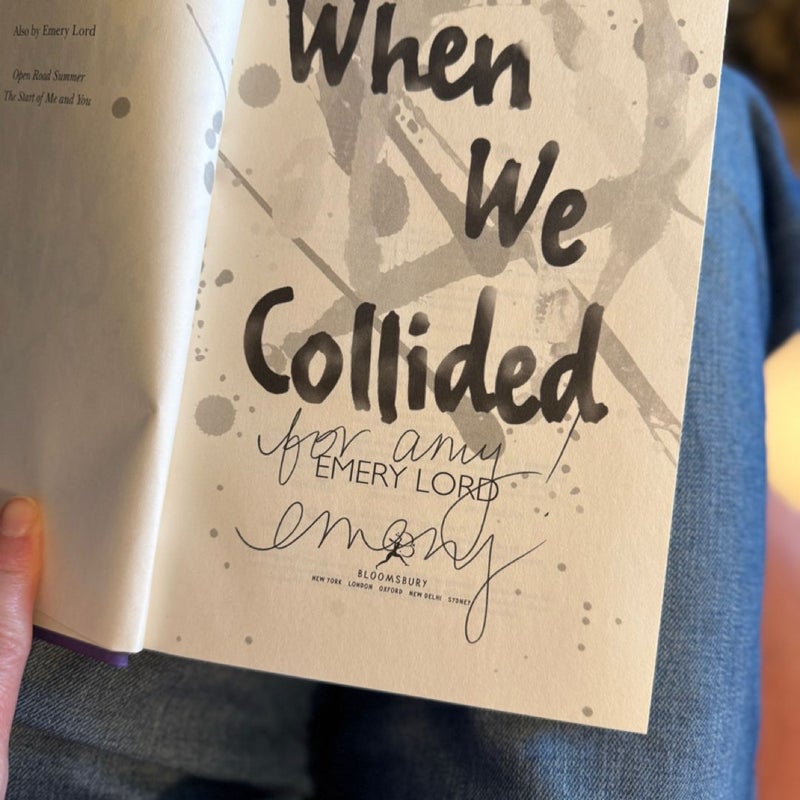 When We Collided SIGNED