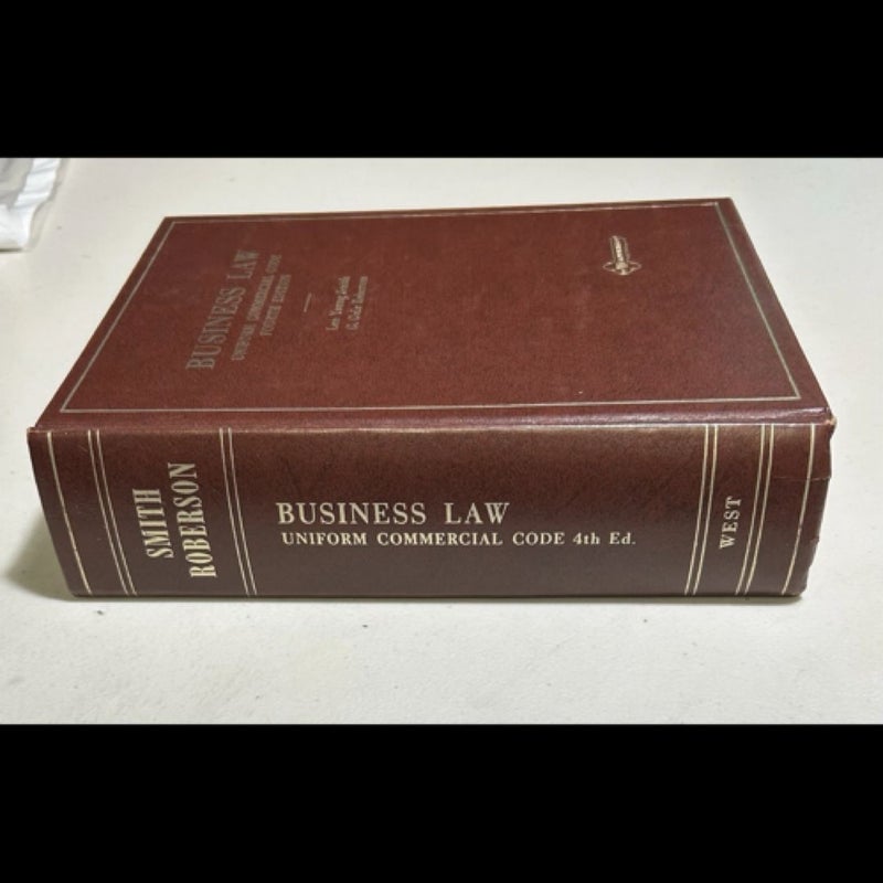 Smith And Robertson’s Business Law