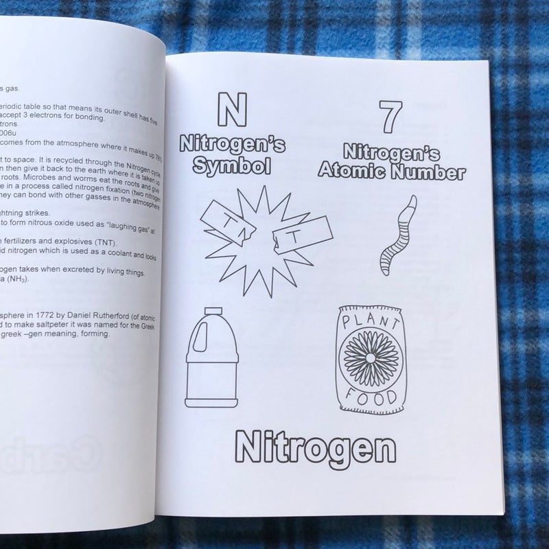The Periodic Table of Elements Coloring Book by Teresa Bondora