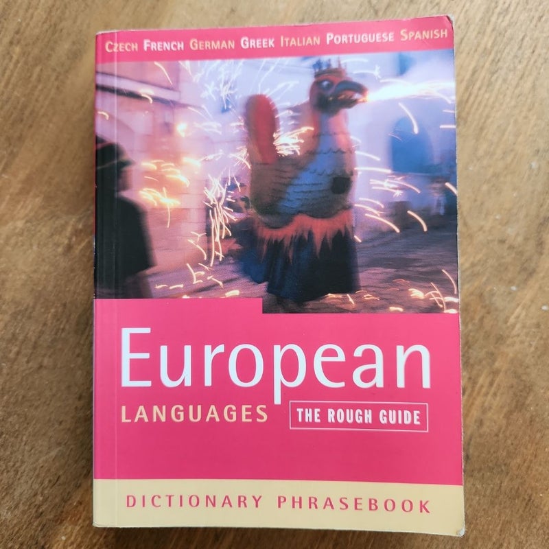 The Rough Guide to European Languages Dictionary Phrasebook