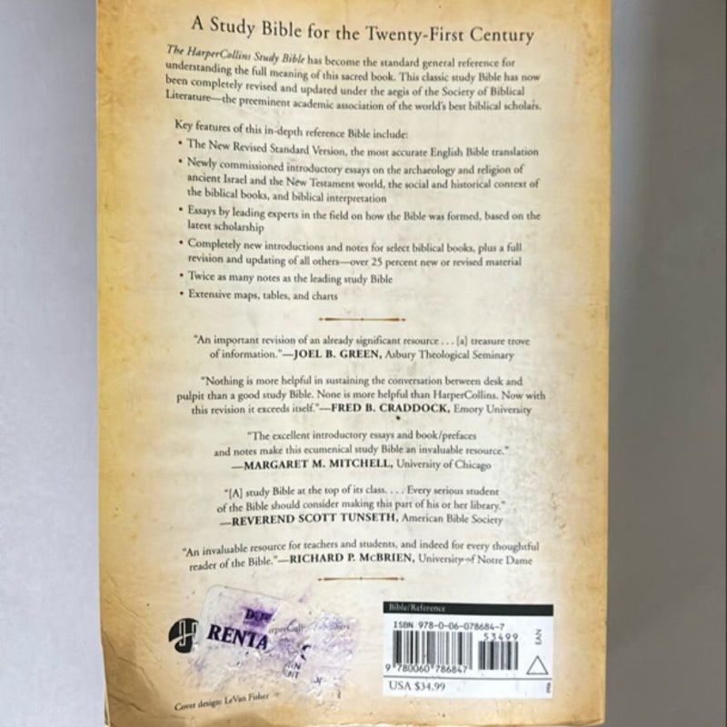 HarperCollins Study Bible - Student Edition