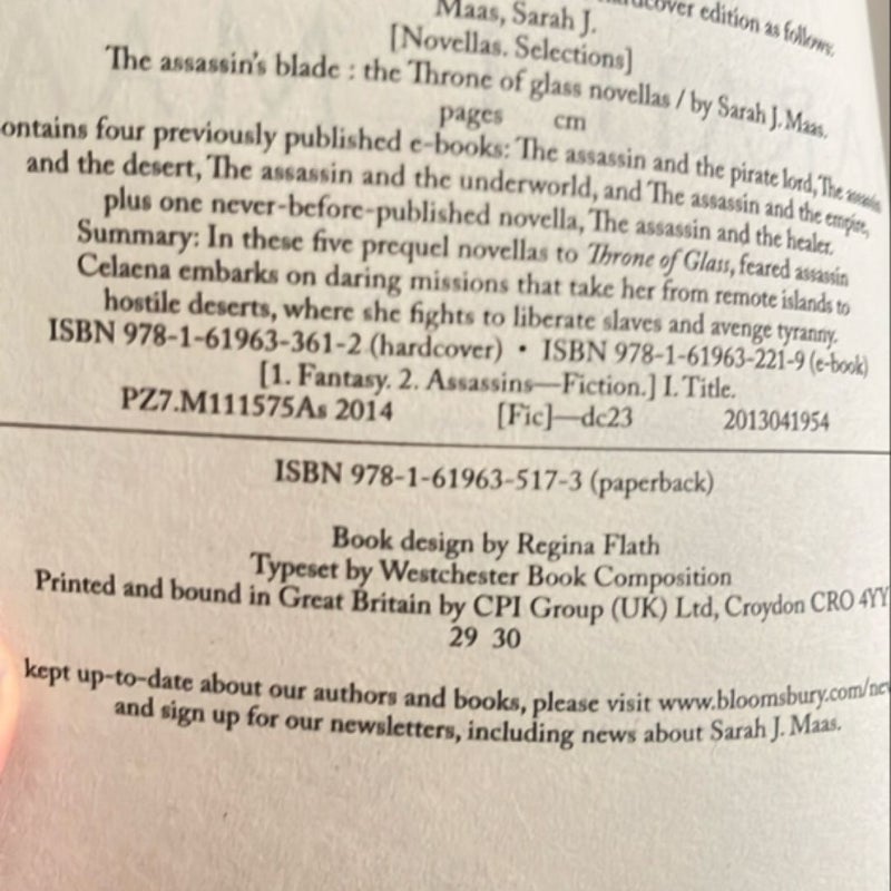 The Assassin's Blade - OOP cover