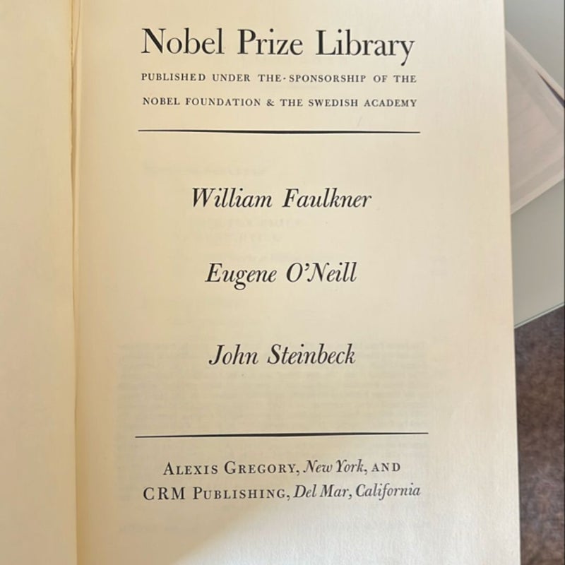 Nobel Prize Library: Faulkner, O’Neill, and Steinbeck