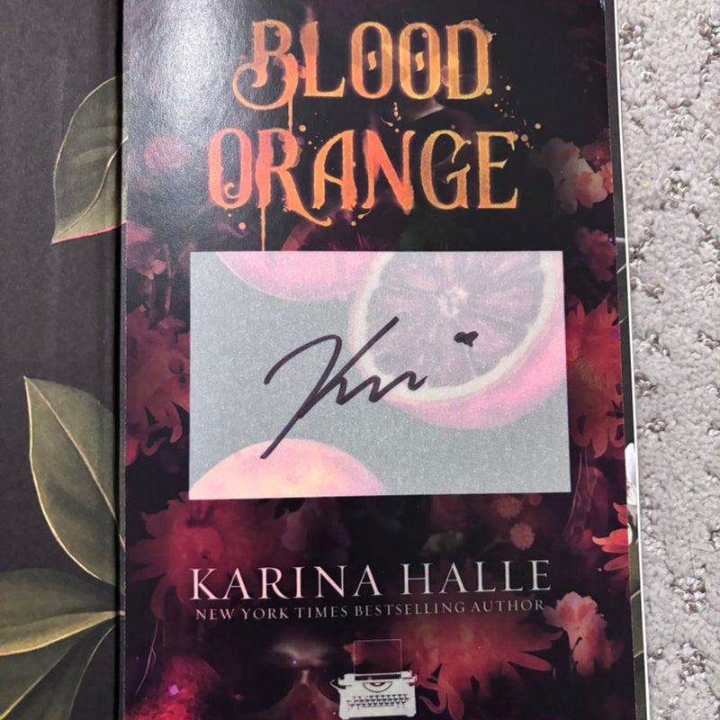 Blood Orange Bookish Box Karina Halle Signed