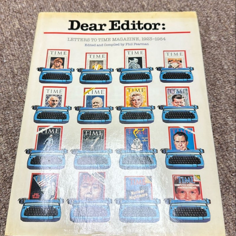 Dear editor letters to time magazine, 1923 to 1984