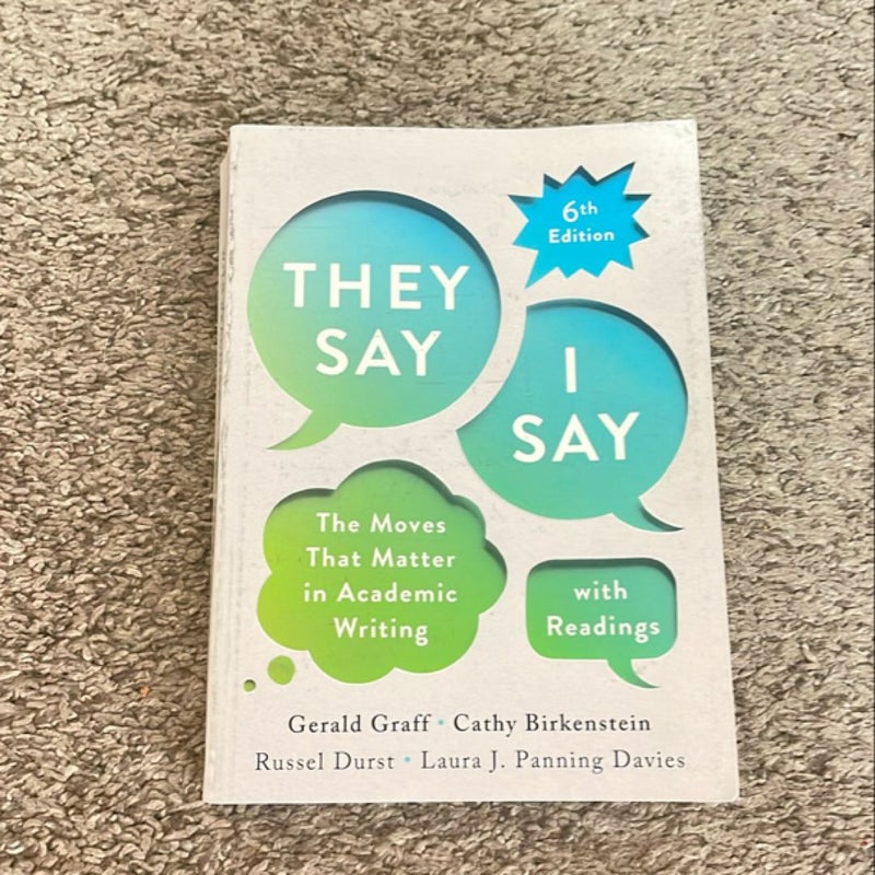 They Say / I Say with Readings
