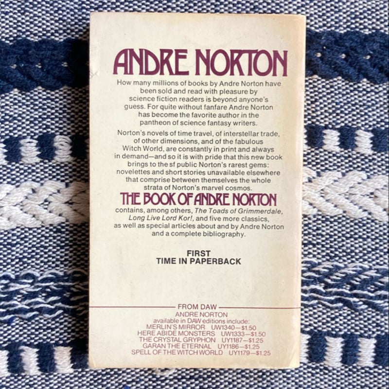 Andre Norton Vintage Paperback Bundle