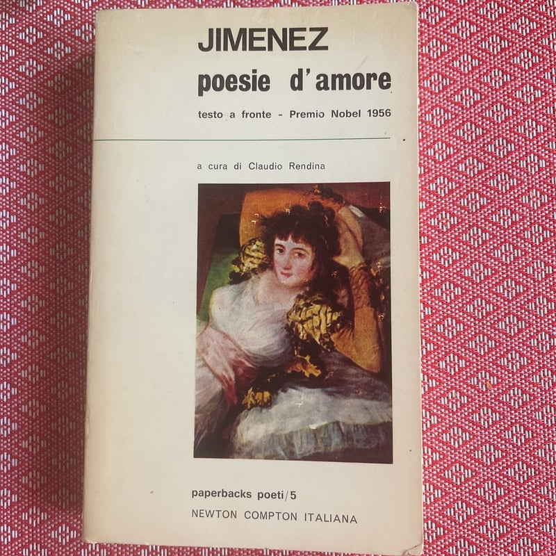 Jimenez: poesie d’amore 