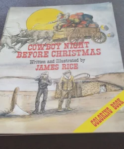 Cowboy Night Before Christmas Coloring Book