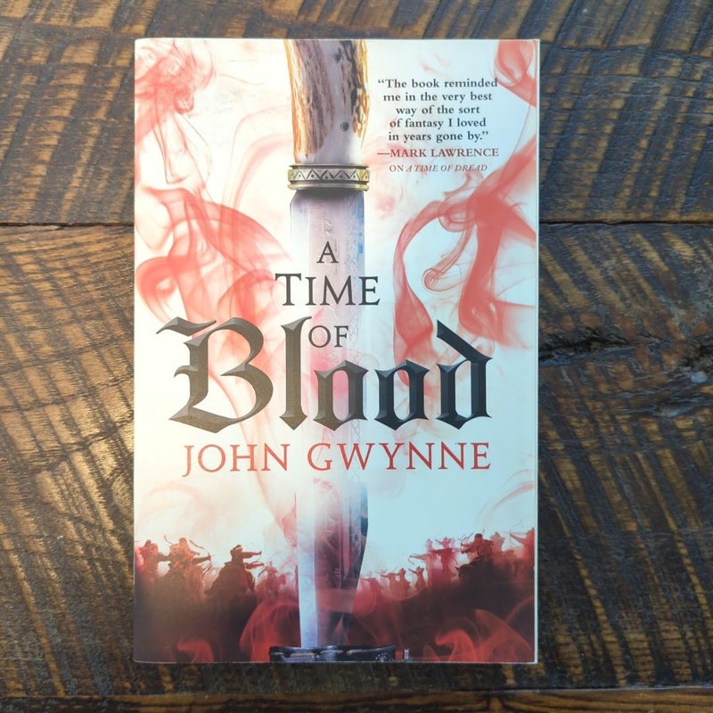 A Time of Blood - 1st Edition/1st Printing Paperback