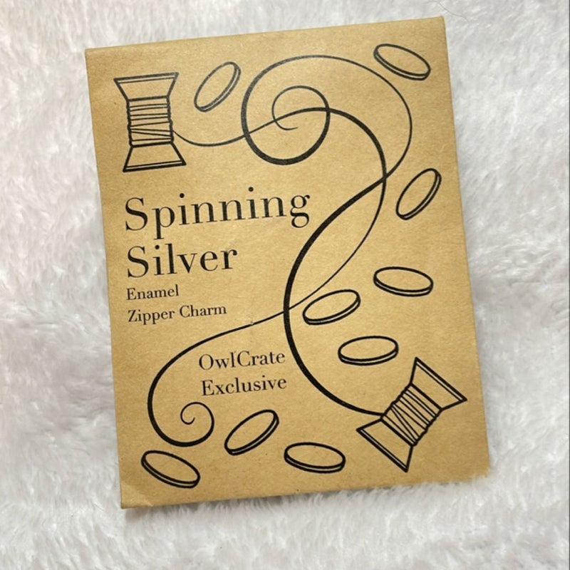 Spinning Silver Zipper Charm