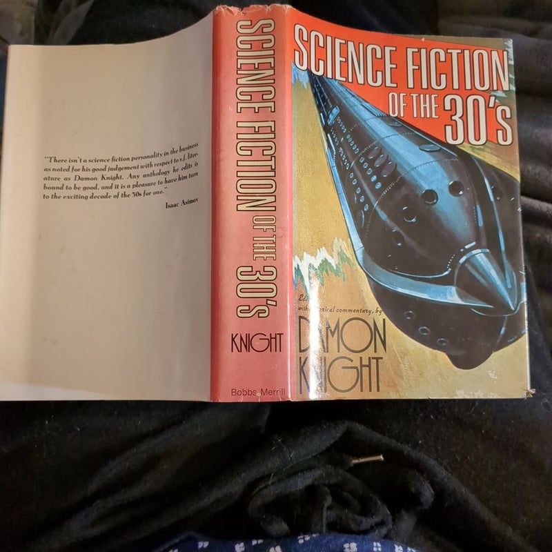 Science Fiction Of The 30's 1975 Book Club Edition 