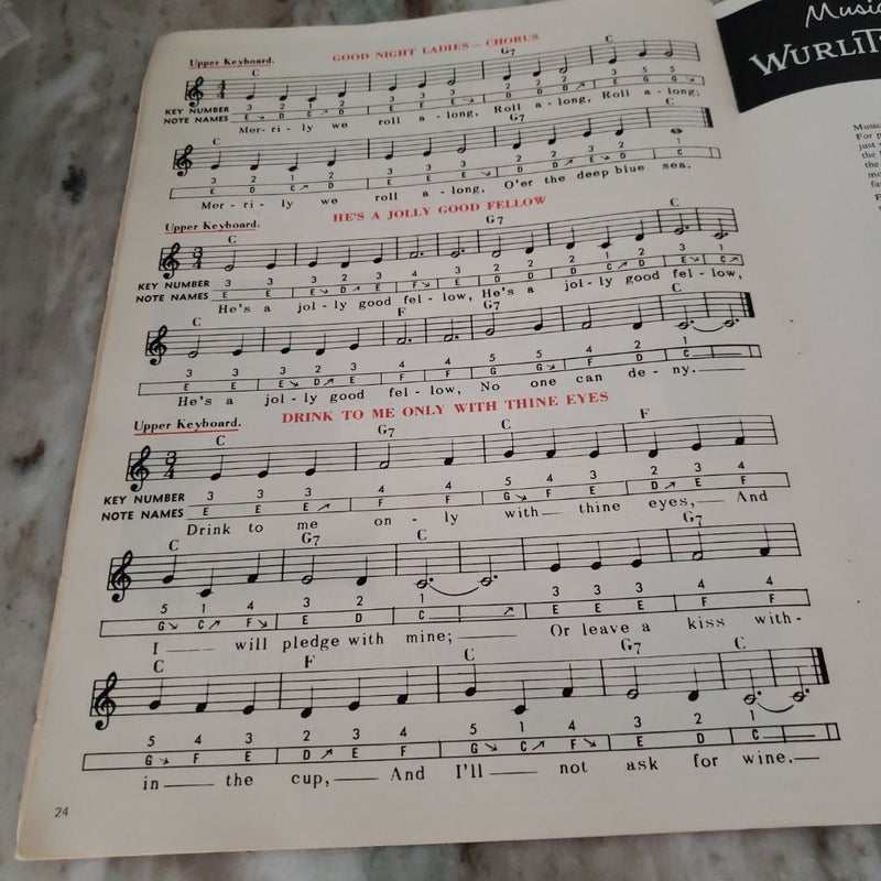 Wurlitzer Organ (Owner's Manual)